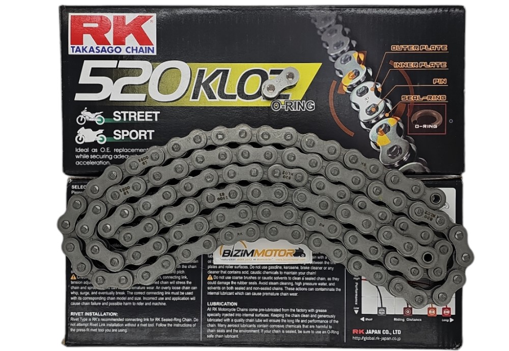 Honda CBR 250 R Oringli Teker Zinciri RK